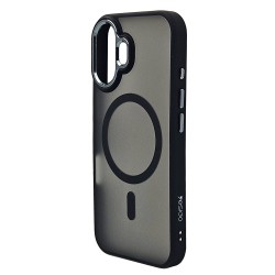 Husa spate pentru iPhone 16 Plus Yesido Skin Magsafe - Semitransparent/Negru