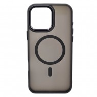 Husa spate pentru iPhone 16 Pro Yesido Skin Magsafe - Semitransparent/Gri