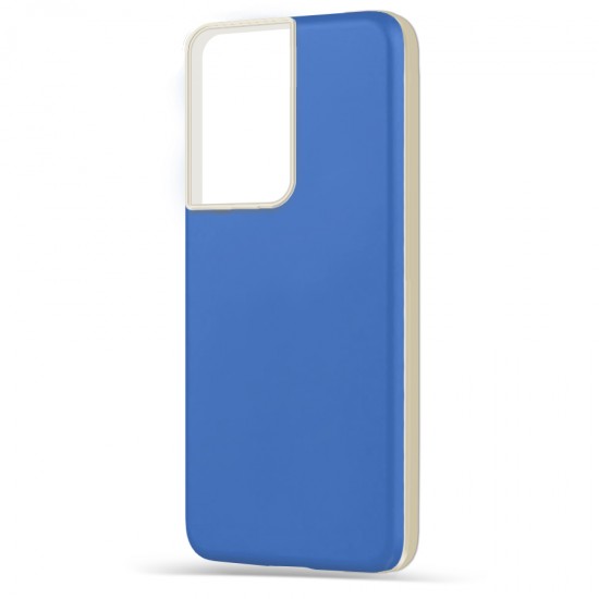 Husa spate pentru Samsung Galaxy S21 Ultra - WOOP Case Albastru