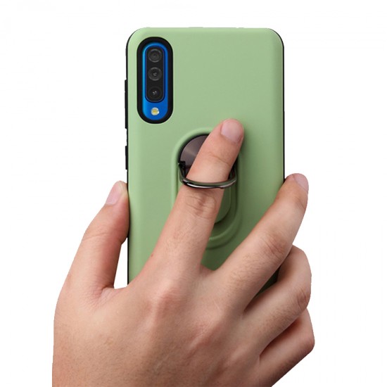 Husa spate pentru iPhone 13 Pro Max - WOOP Ring Case Albastru
