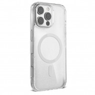 Husa spate pentru iPhone 16 Pro Max Berlia Starry Magsafe - Transparent