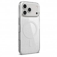 Husa spate pentru iPhone 17 Pro Max Berlia Starry Magsafe - Transparent