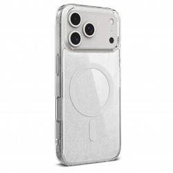 Husa spate pentru iPhone 17 Pro Max Berlia Starry Magsafe - Transparent