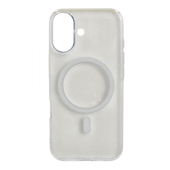 Husa spate pentru iPhone 17 Berlia Starry Magsafe - Transparent