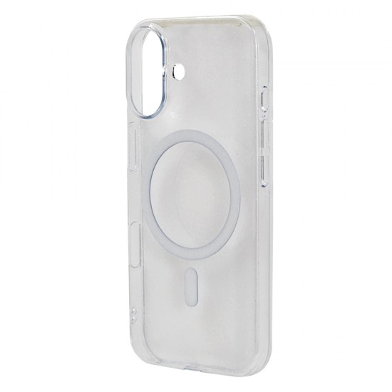 Husa spate pentru iPhone 17 Berlia Starry Magsafe - Transparent