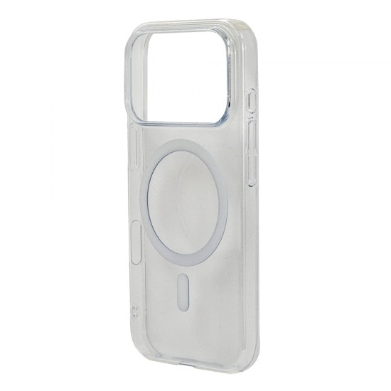 Husa spate pentru iPhone 17 Pro Berlia Starry Magsafe - Transparent