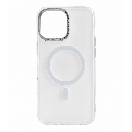 Husa spate pentru iPhone 16 Berlia Starburst Magsafe - Transparent