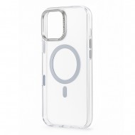 Husa spate pentru iPhone 16 Berlia Starburst Magsafe - Transparent