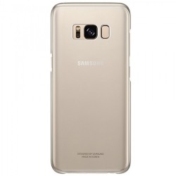 Husa spate pentru Samsung Galaxy S8+ - Samsung Clear Cover Gold - BULK