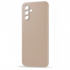 Husa spate pentru Samsung A04s - Silicon Line Maro Deschis