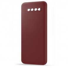 Husa spate pentru Samsung S10+ - Silicon Line Marsala