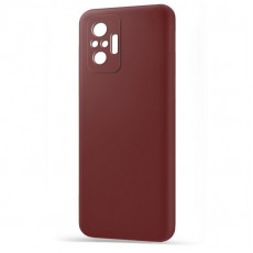 Husa spate pentru Xiaomi Redmi Note 10 Pro - Silicon Line Marsala