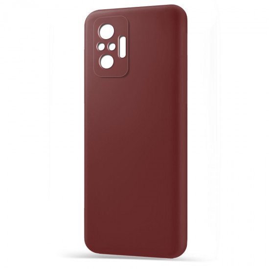 Husa spate pentru Xiaomi Redmi Note 10 Pro - Silicon Line Marsala