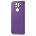 Husa spate pentru Xiaomi Redmi Note 9 - Silicon Line Mov