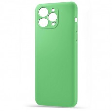 Husa spate pentru iPhone 12 Pro Max - Silicon Line Verde