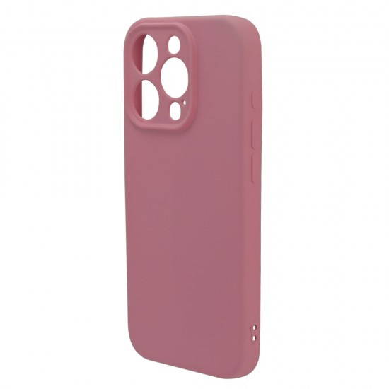 Husa spate pentru iPhone 15 Pro Silicon Line - Roz