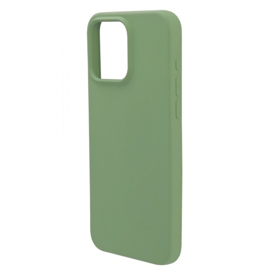 Husa spate pentru iPhone 15 Pro Silicon Line - Verde