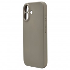 Husa spate pentru iPhone 16 Silicon Line - Crem