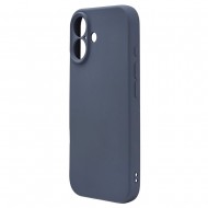 Husa spate pentru iPhone 16 Silicon Line - Gri