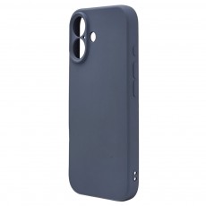 Husa spate pentru iPhone 16 Silicon Line - Gri