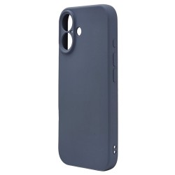 Husa spate pentru iPhone 16 Silicon Line - Gri