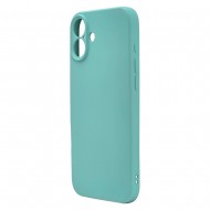 Husa spate pentru iPhone 16 Plus Silicon Line - Turcoaz