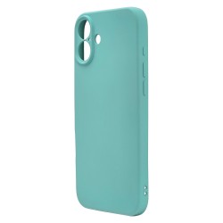Husa spate pentru iPhone 16 Plus Silicon Line - Turcoaz