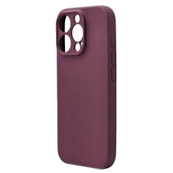 Husa spate pentru iPhone 16 Pro Max Silicon Line - Grena