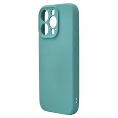 Husa spate pentru iPhone 16 Pro Silicon Line - Turcoaz