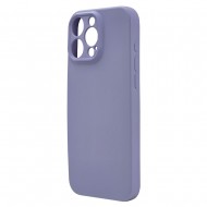Husa spate pentru iPhone 16 Pro Max Silicon Line - Mov deschis