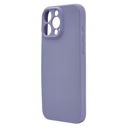 Husa spate pentru iPhone 16 Pro Max Silicon Line - Mov deschis