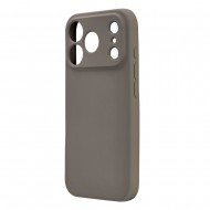 Husa spate pentru iPhone 17 Pro Max Silicon Line - Gri