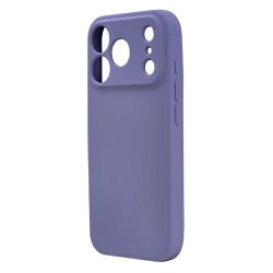 Husa spate pentru iPhone 17 Pro Max Silicon Line - Mov deschis