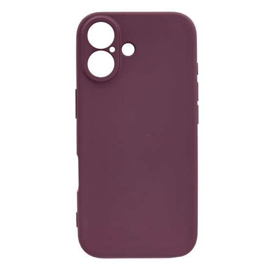 Husa spate pentru iPhone 17 Silicon Line - Grena