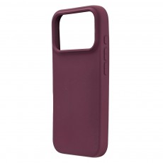Husa spate pentru iPhone 17 Pro Max Silicon Line - Grena