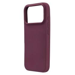 Husa spate pentru iPhone 17 Pro Max Silicon Line - Grena