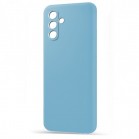 Husa spate pentru Samsung A04s - Silicon Line Bleu Ciel