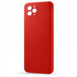 Husa spate pentru iPhone 11 Pro Max - Silicon Line Rosu