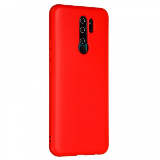Husa spate pentru Xiaomi Redmi 9 - Silicon Line Rosu
