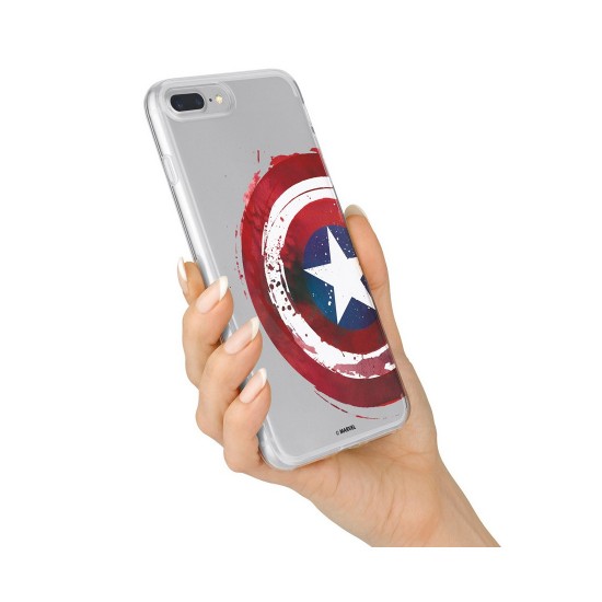 Husa spate pentru Samsung Galaxy A12 Disney Case - Captain America's Shield