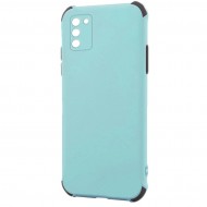 Husa spate pentru Samsung Galaxy A41 - Air Soft Case Bleu/Negru