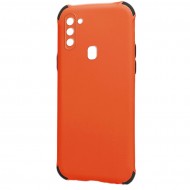 Husa spate pentru Samsung Galaxy A11 - Air Soft Case Portocaliu/Negru