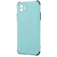 Husa spate pentru iPhone 11 - Air Soft Case Bleu/Negru