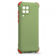 Husa spate pentru Samsung Galaxy A42 5G - Air Soft Case Verde/Rosu