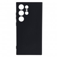 Husa spate pentru Samsung Galaxy S24 Ultra B-Silicon case - Negru