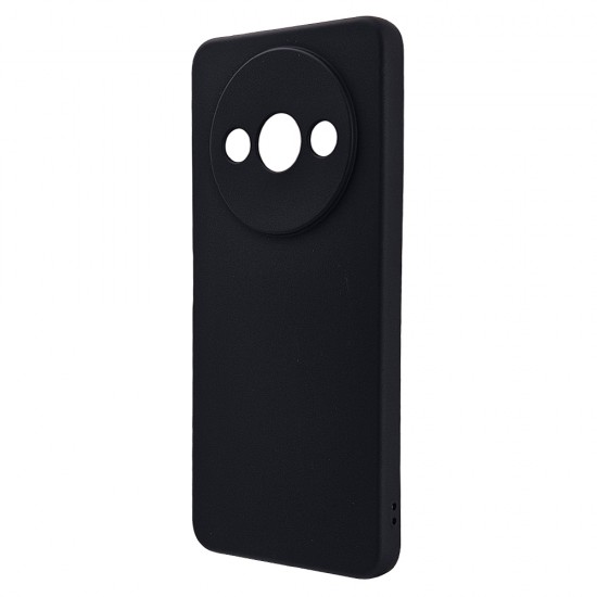 Husa spate pentru Xiaomi Redmi A3 B-Silicon case - Negru