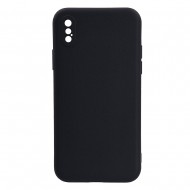 Husa spate pentru iPhone X B-Silicon case - Negru