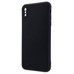 Husa spate pentru iPhone XS Max B-Silicon case - Negru