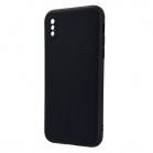 Husa spate pentru iPhone X B-Silicon case - Negru