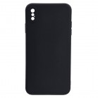 Husa spate pentru iPhone XS Max B-Silicon case - Negru